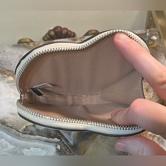 Coach White Cherry Heart Pouch! - Picture 5 of 9